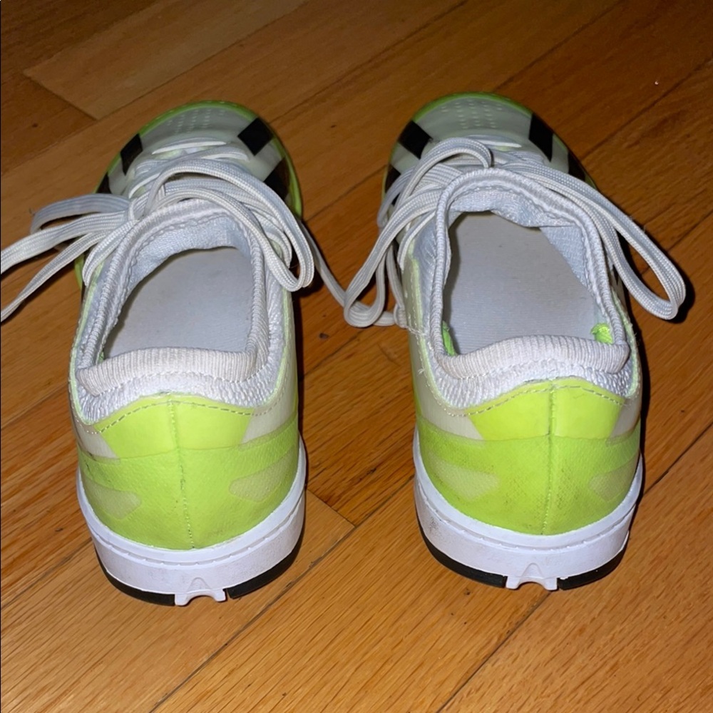 Adidas Crazyfast Kids Lime Green and Black Turf Shoes Sneakers - Picture 5 of 7